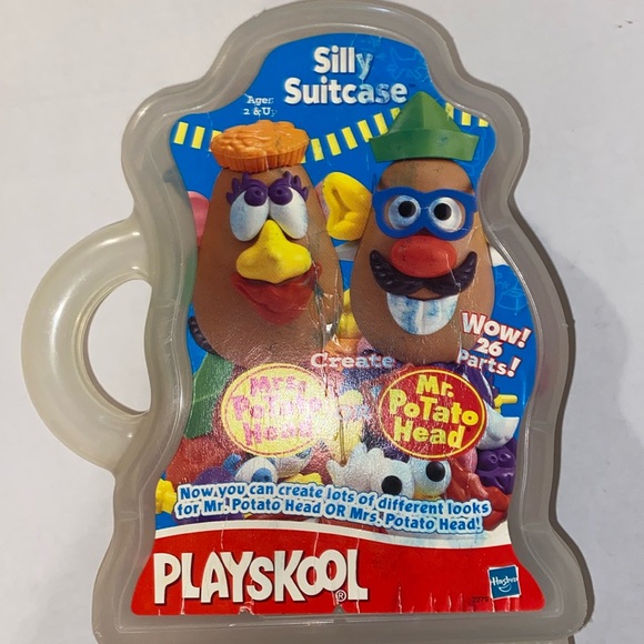 Vintage 2000 Playskool Mr. & Mrs. Potato Head Silly Suitcase - Picture 1 of 6